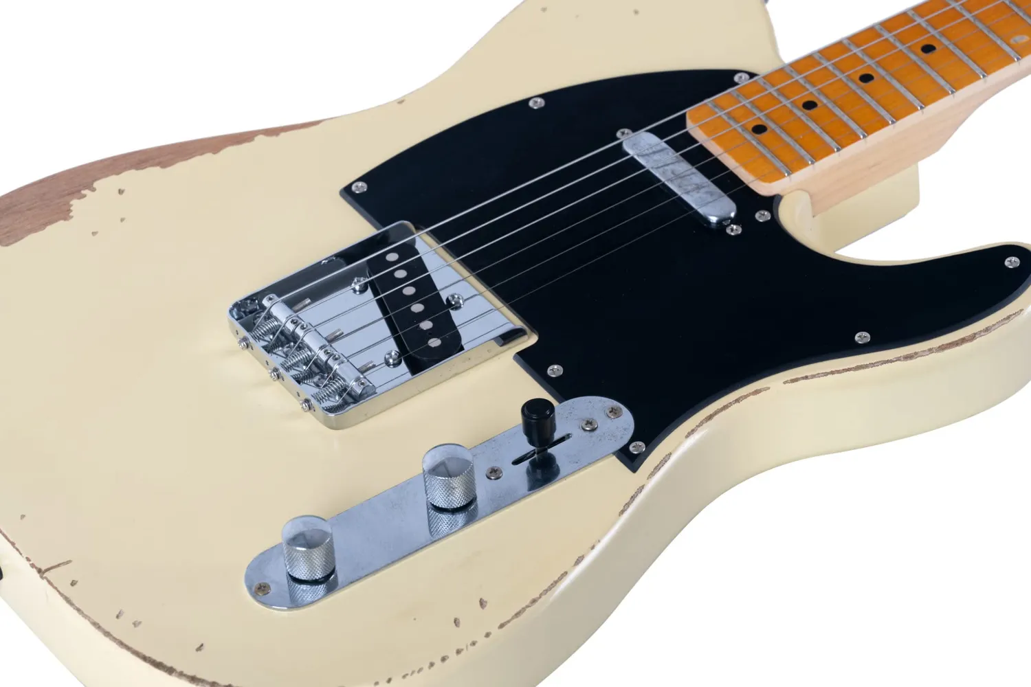 Rocktile Vinstage TL-HMWM E-Gitarre Vintage White Relic