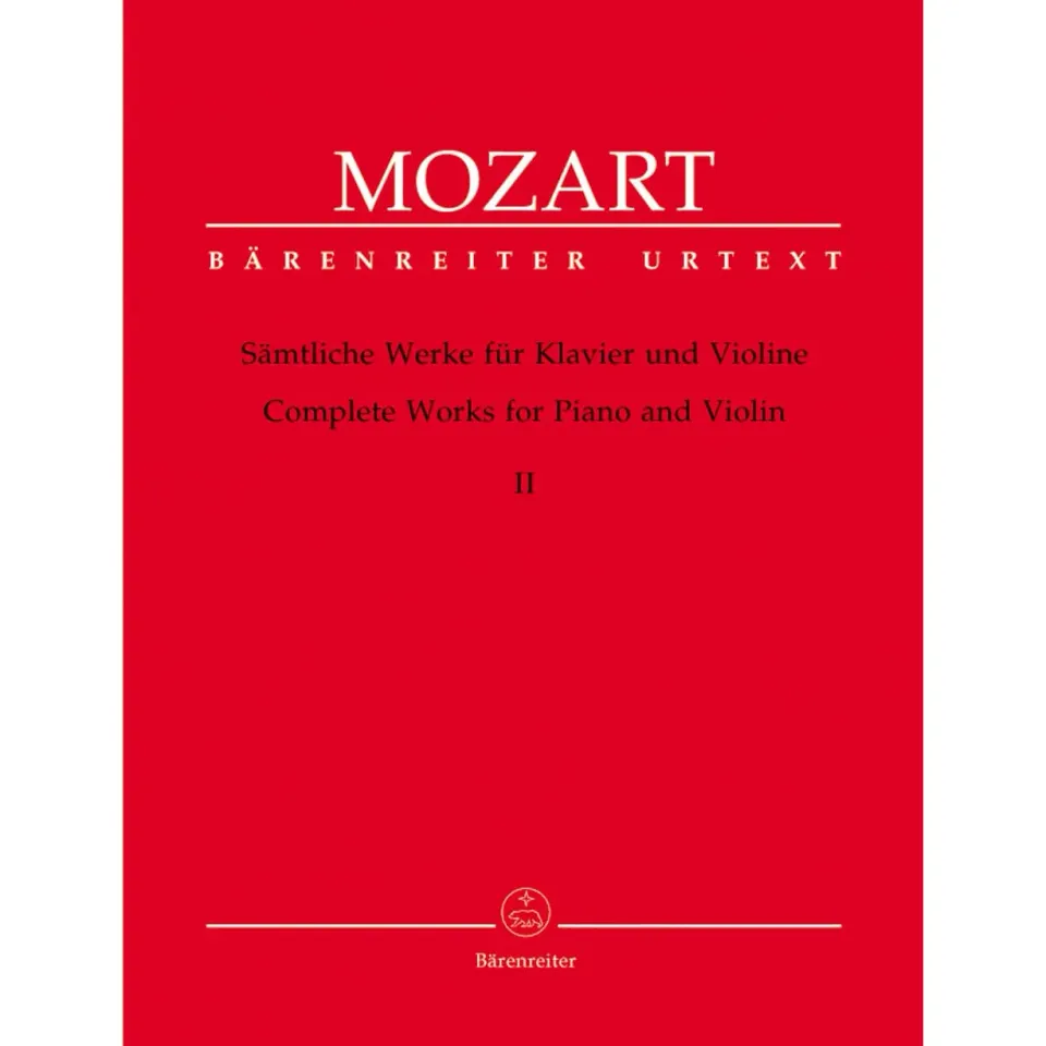 Bärenreiter Mozart Klavier Violine Bd. 2 Urtext Noten