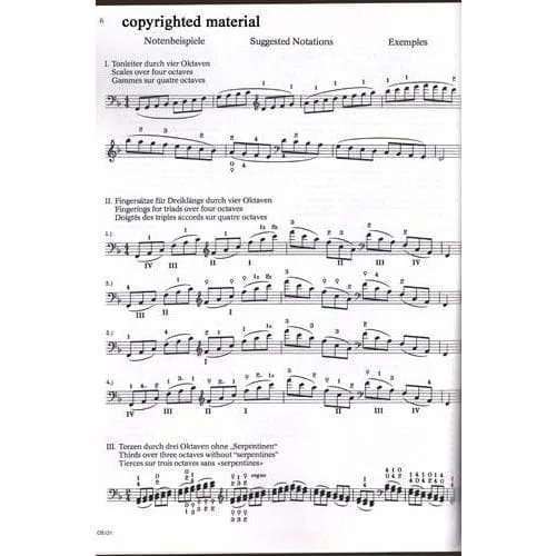 Carl Fischer Flesch Scale System Noten Cello