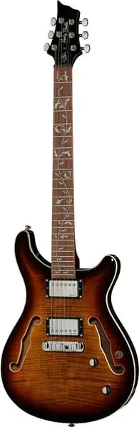 Harley Benton Deluxe CST-24HB E-Gitarre Tobacco Flame