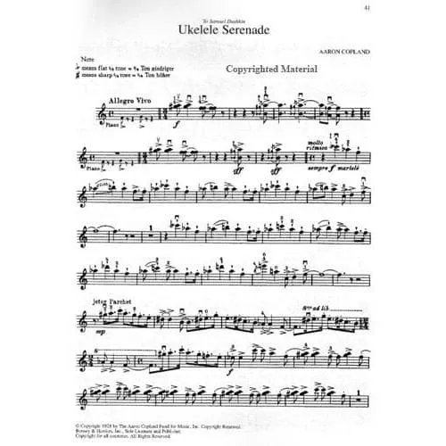 Boosey & Hawkes Copland Violin Collection Noten 13 Stücke