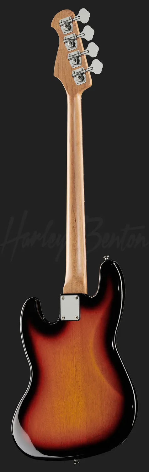 Harley Benton Vintage JB-62 E-Bass Sunburst 4-saitig