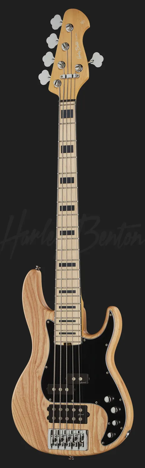 Harley Benton Enhanced MP-5MN E-Bass 5-saitig Natural