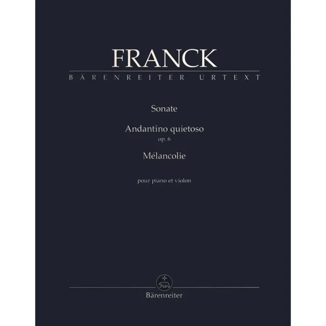 Shar Music Franck Sonate Violin Noten für Violine Klavier Urtext