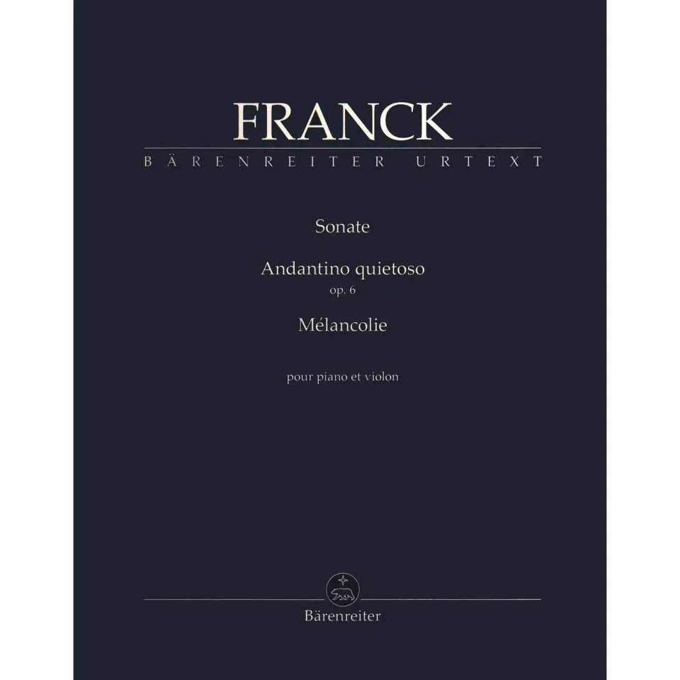 Shar Music Franck Sonate Violin Noten für Violine Klavier Urtext