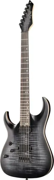Harley Benton Amarok-BT LH Baritone E-Gitarre Black Flame Burst