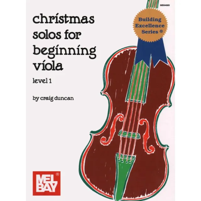 Christmas Solos Beginning Viola Level 1 Notenheft Bratsche