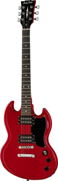 Harley Benton Vintage DC-200 CH E-Gitarre Cherry Doublecut