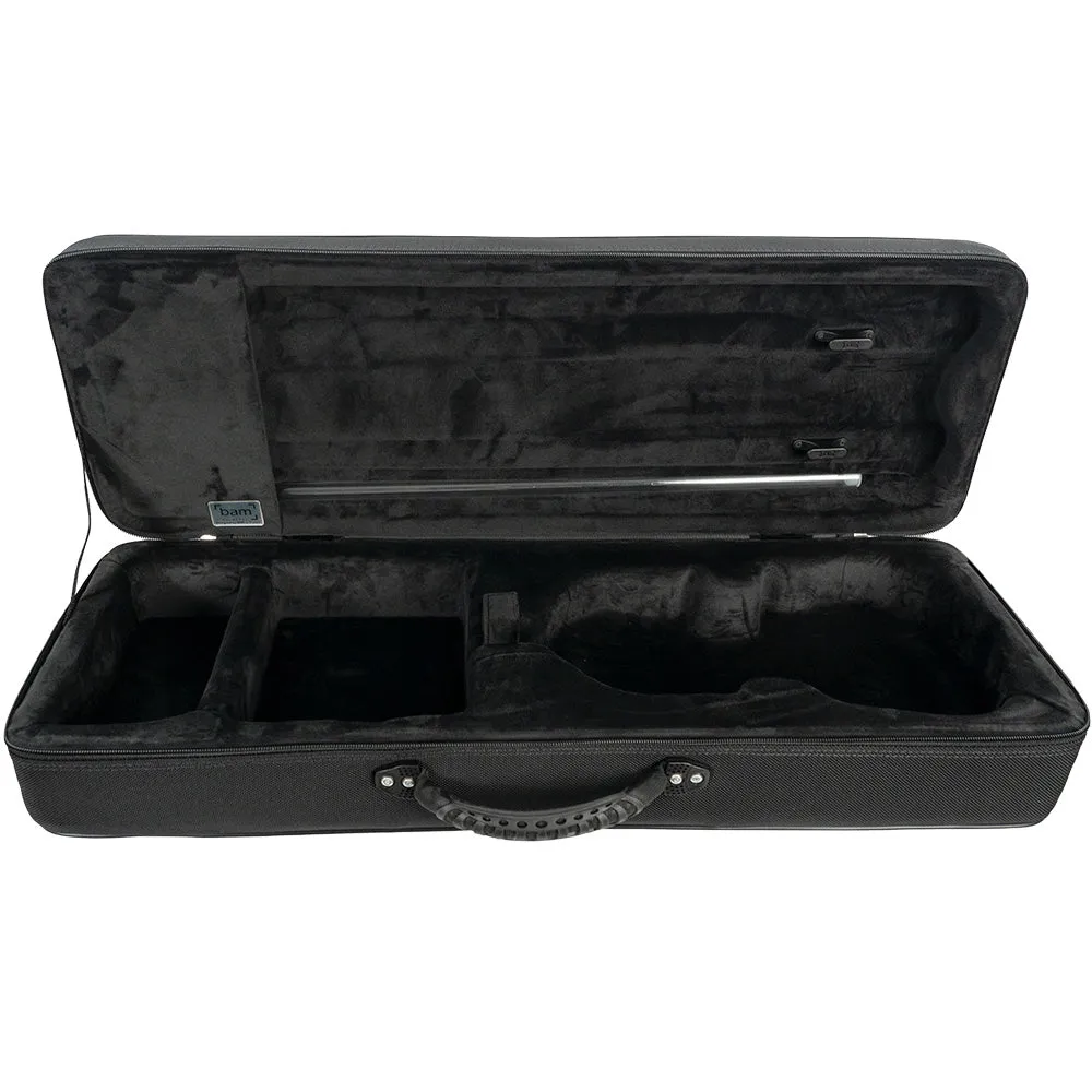 BAM Bamtech Hybrid Violinkasten 4/4 Rucksackträger schwarz