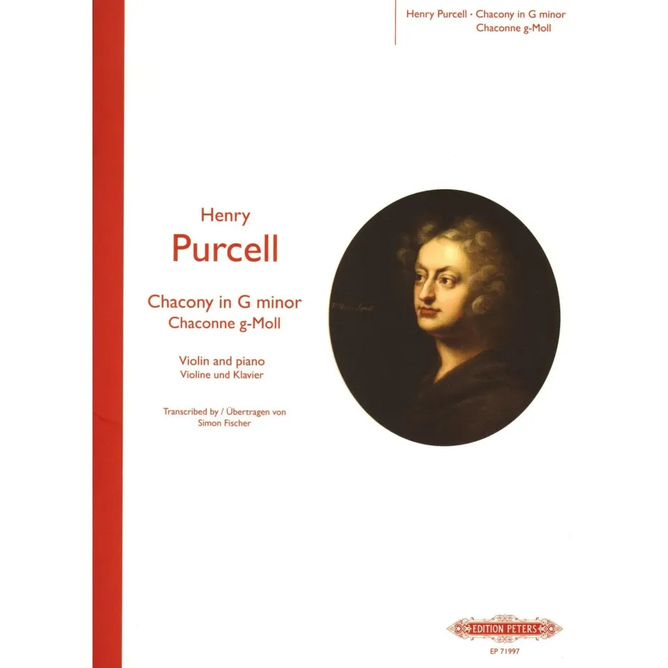 Peters Purcell Chacony g-Moll Geigennoten Klavier