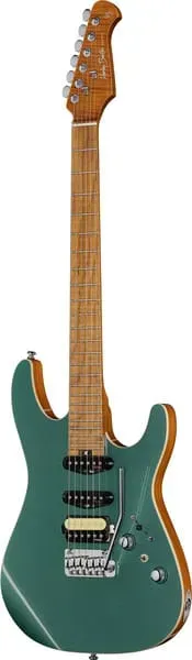 Harley Benton Fusion-IV HSS MN E-Gitarre Jade Metallic