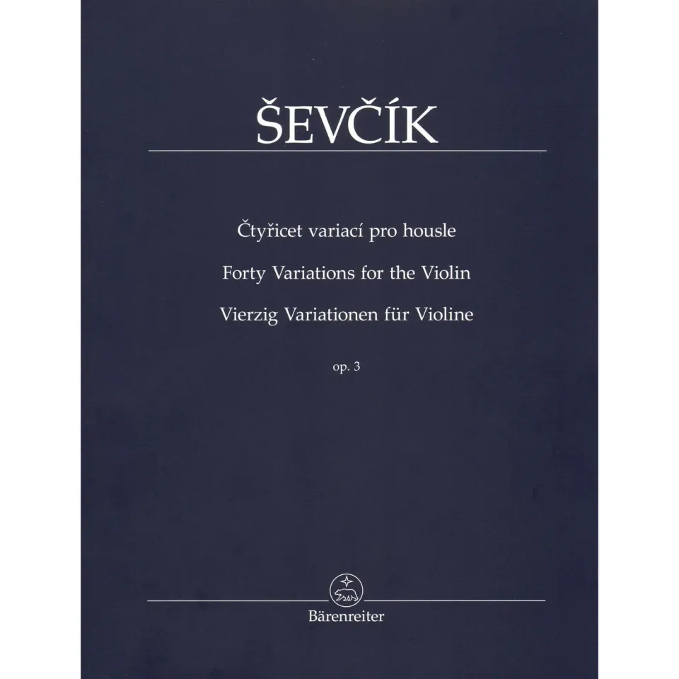 Bärenreiter Sevcik 40 Variationen Op 3 Violinnoten Technik