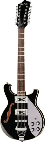 Harley Benton Tribute RB-612 BK 12-Saiter E-Gitarre Black