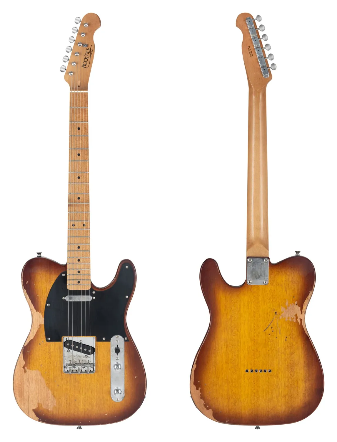 Rocktile Vinstage TL-RMAB E-Gitarre Antique Burst