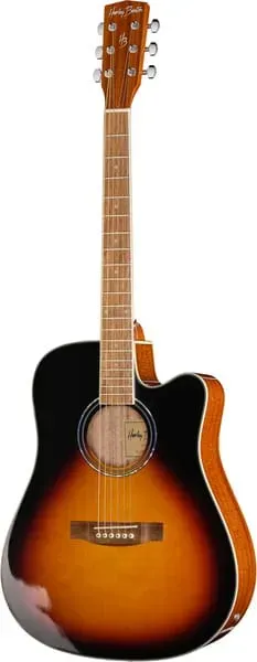 Harley Benton Custom Line D-120CE VS E-Westerngitarre Sunburst
