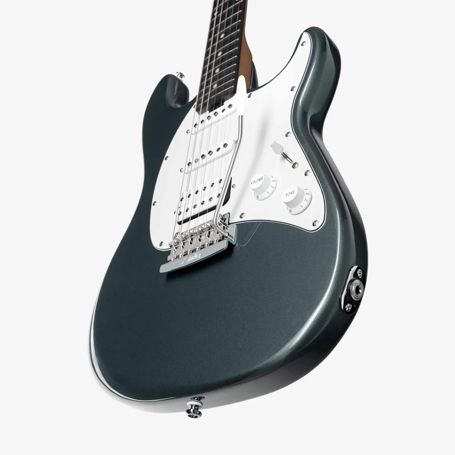 Sterling Standard Series Cutlass E-Gitarre Charcoal Frost HSS