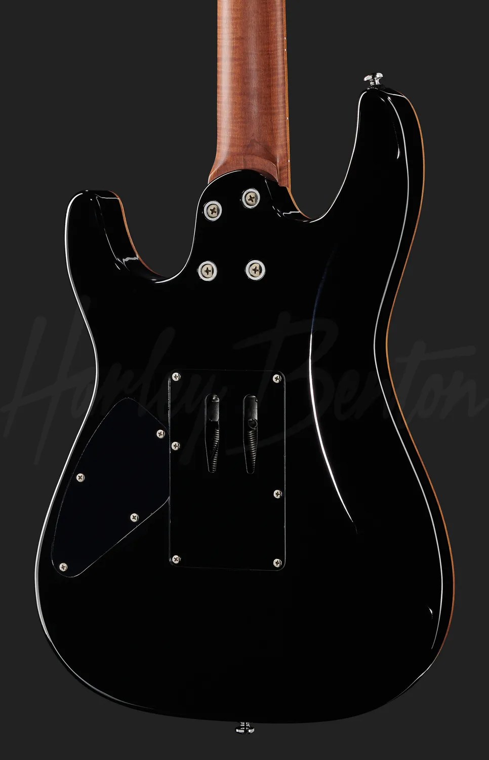 Harley Benton Fusion-III HH FR Roasted E-Gitarre Flame Cherry