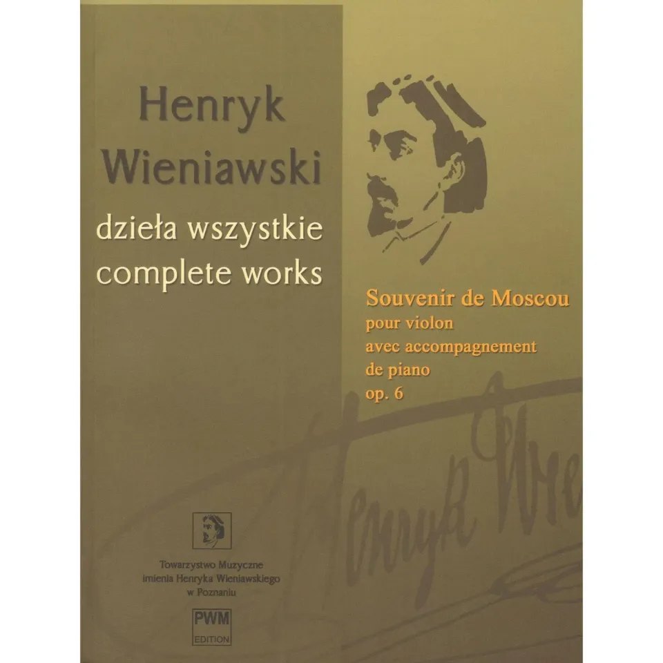 Wieniawski Souvenir de Moscow Op.6 Noten Violine Klavier