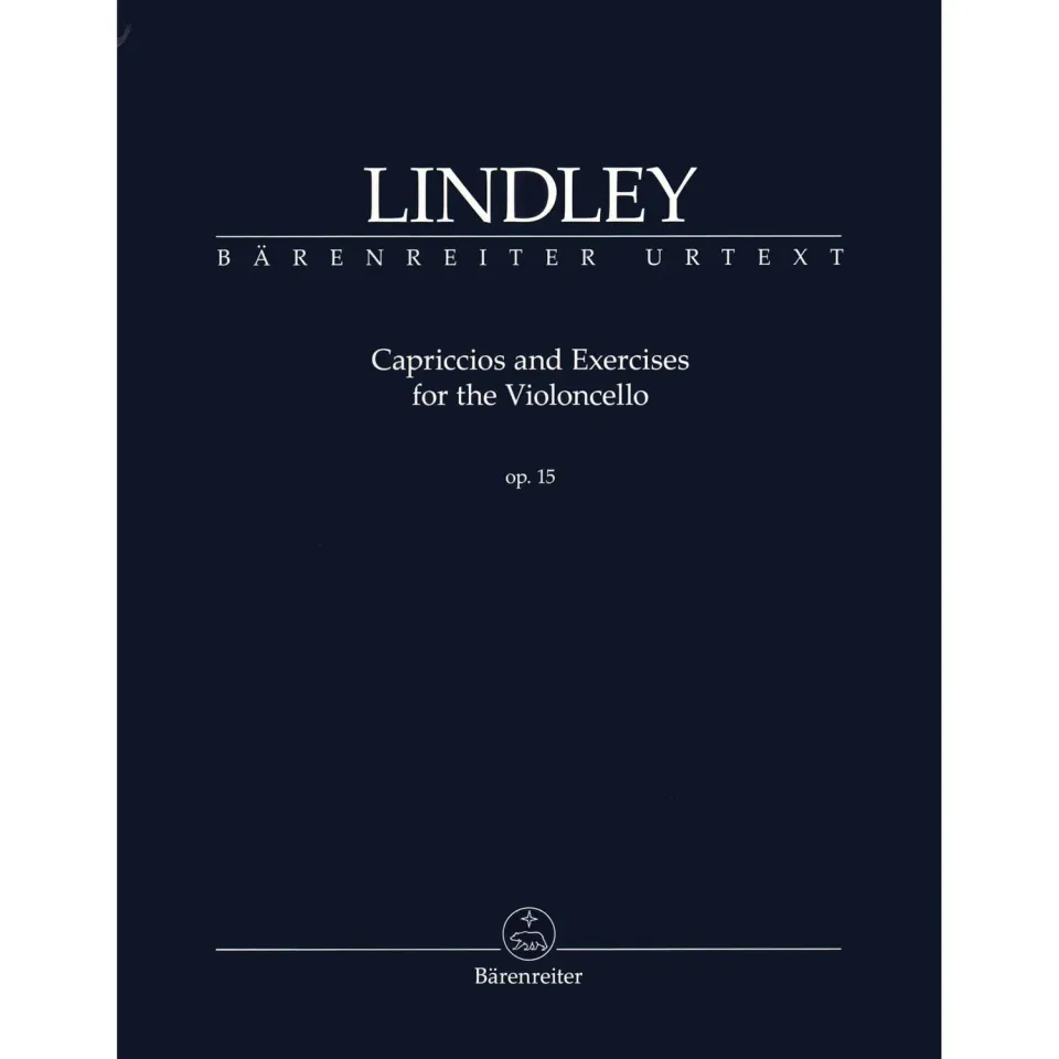 Bärenreiter Lindley Capriccios Op 15 Noten Cello solo