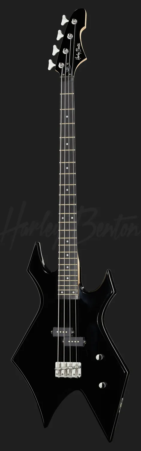 Harley Benton Student WB-20 BK E-Bass schwarz Splitcoil