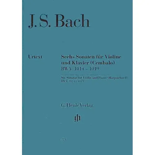 Henle Bach Sechs Sonaten BWV 1014-1019 Violinnoten Urtext