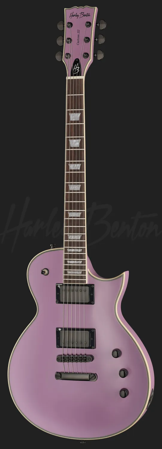 Harley Benton SC-Custom III E-Gitarre Purple Satin Humbucker