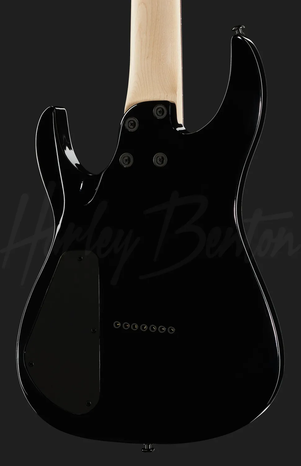 Harley Benton Rock R-457BK E-Gitarre 7-saitig schwarz
