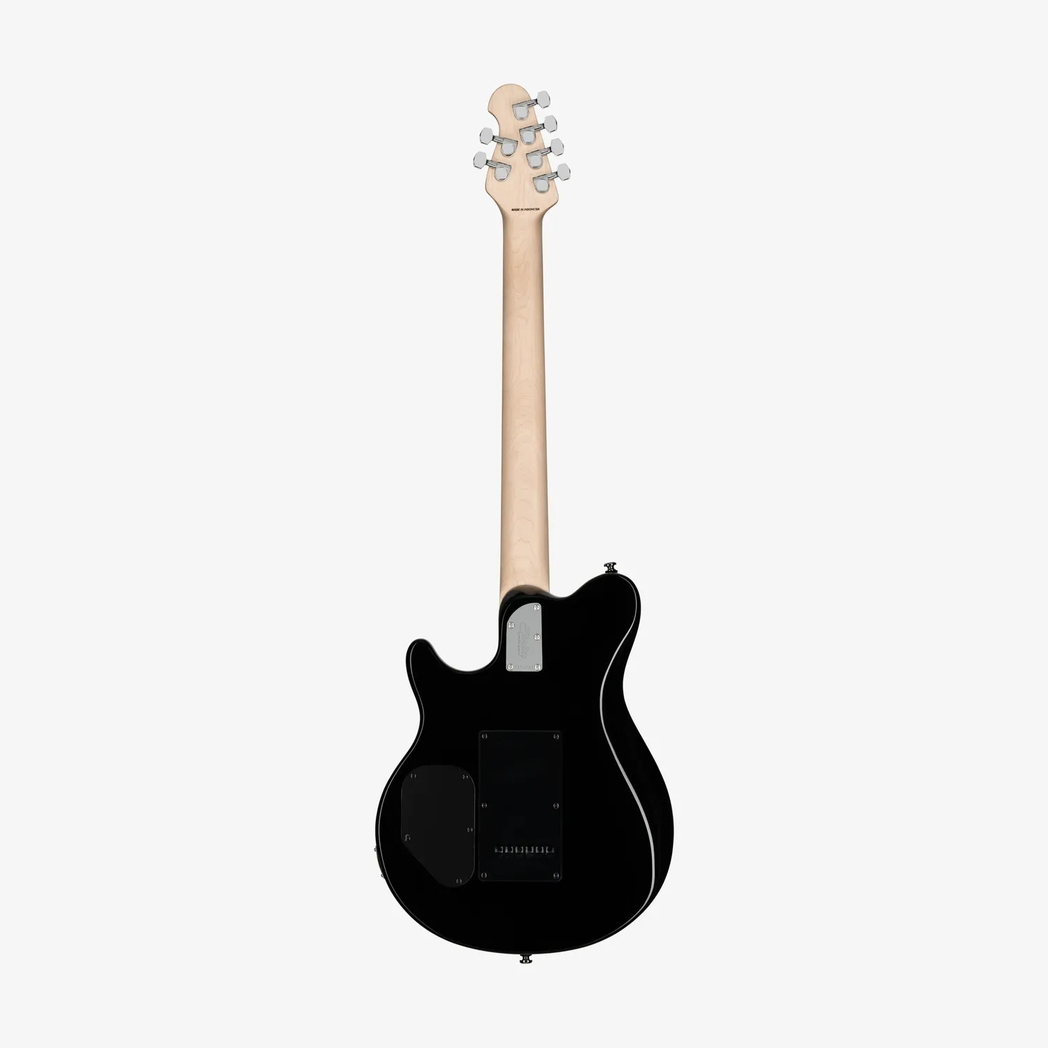 Sterling SUB Axis E-Gitarre Trans Black Ahorndecke