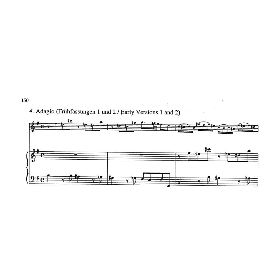 Bärenreiter Bach Sechs Sonaten BWV 1014-1019 Noten Violine Klavier Urtext
