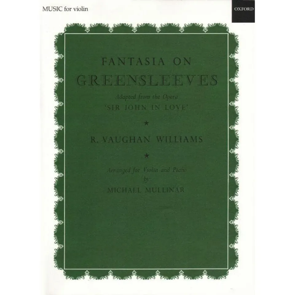 Vaughan Williams Fantasia Greensleeves Violin-Klaviernoten
