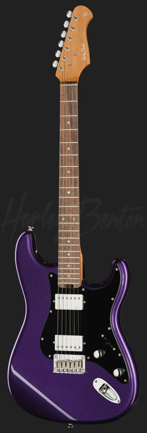 Harley Benton Rock ST-Modern HH E-Gitarre lila metallic