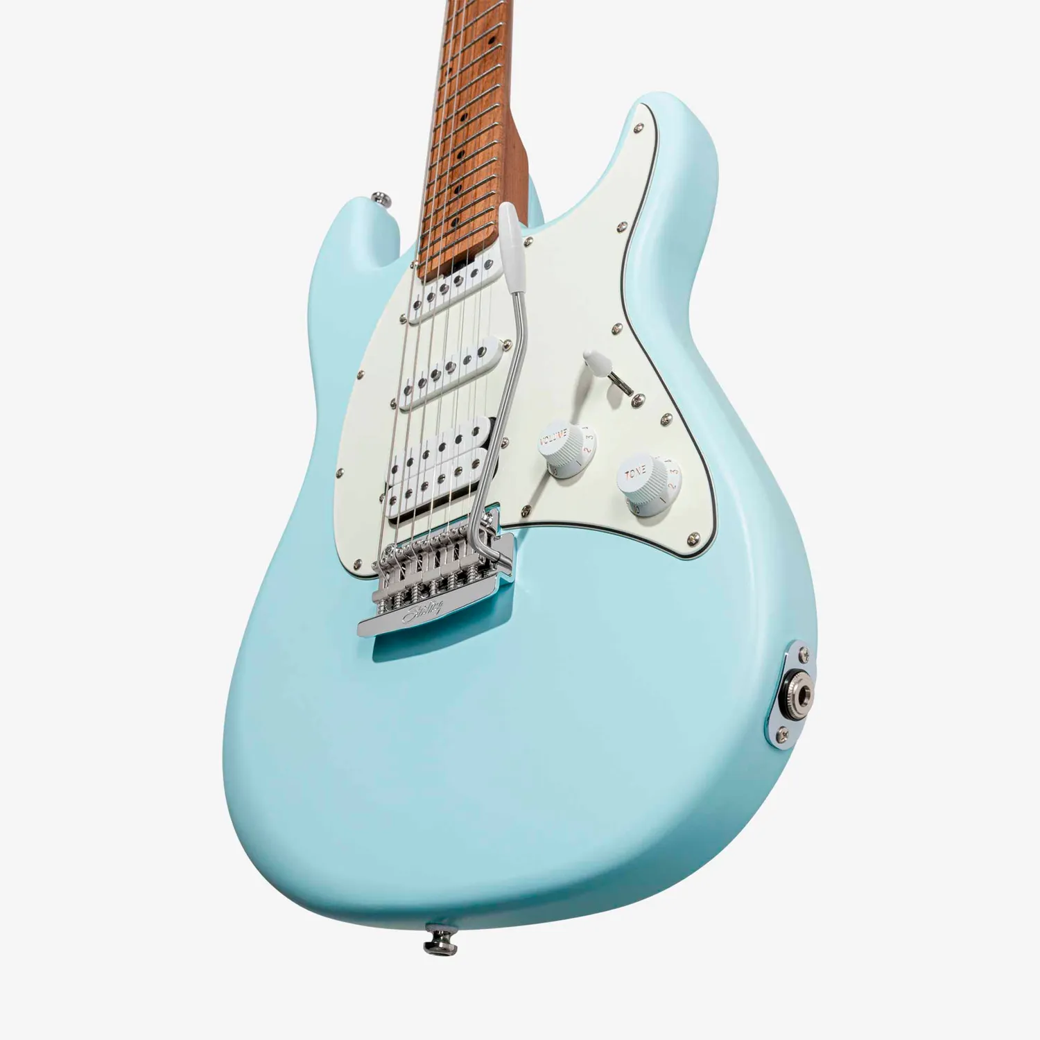 Sterling Cutlass CT50 E-Gitarre Daphne Blue Satin HSS
