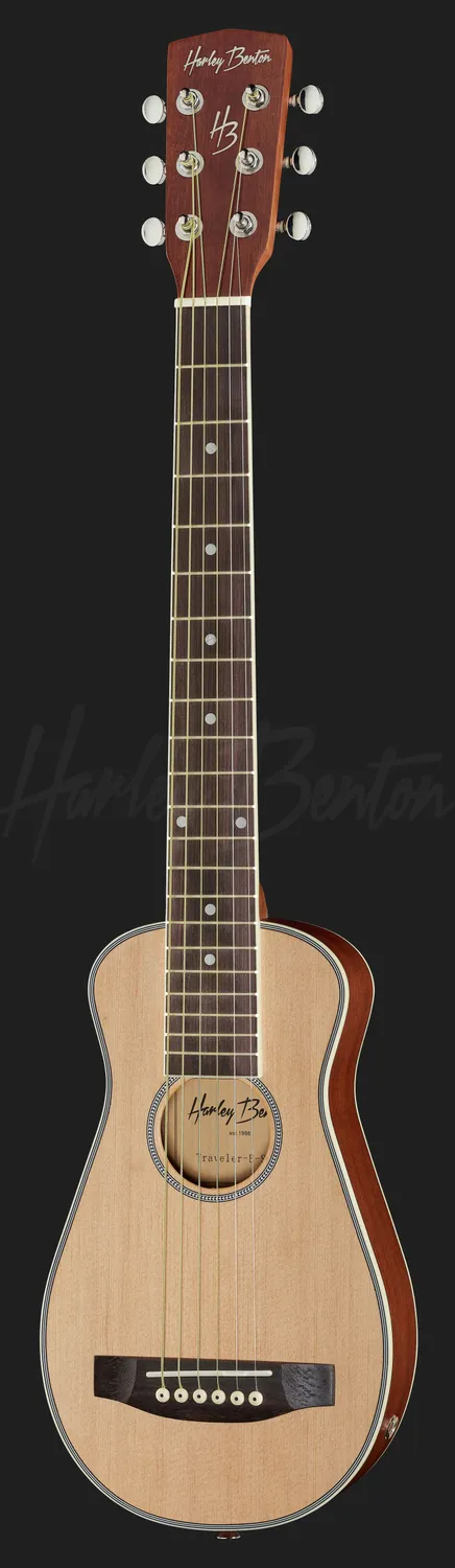 Harley Benton Custom Traveler-E-Steel Reisegitarre Tasche Stahl