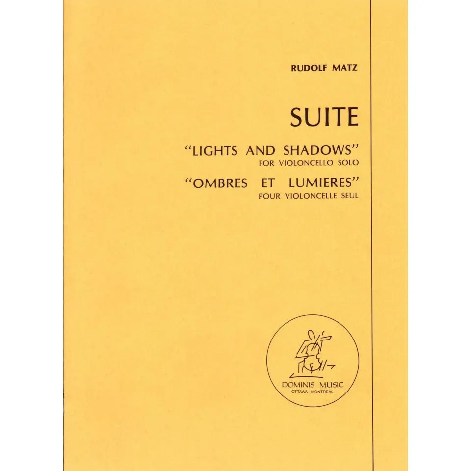 Matz Suite Lights and Shadows Cellonoten Cello solo