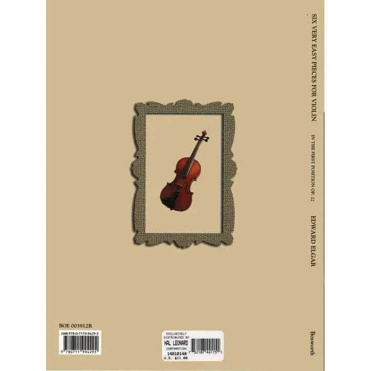 Bosworth Elgar Op 22 Noten Violine Klavier Erste Lage