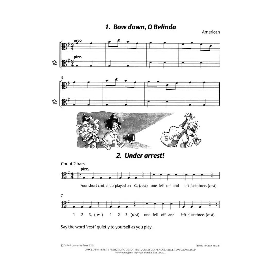 Shar Music Viola Time Joggers Bratschennoten mit CD