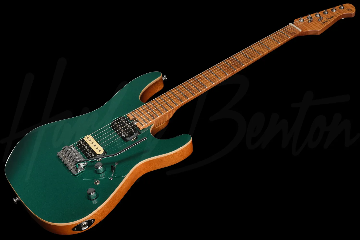 Harley Benton Fusion-IV HH MN E-Gitarre Ocean Turquoise