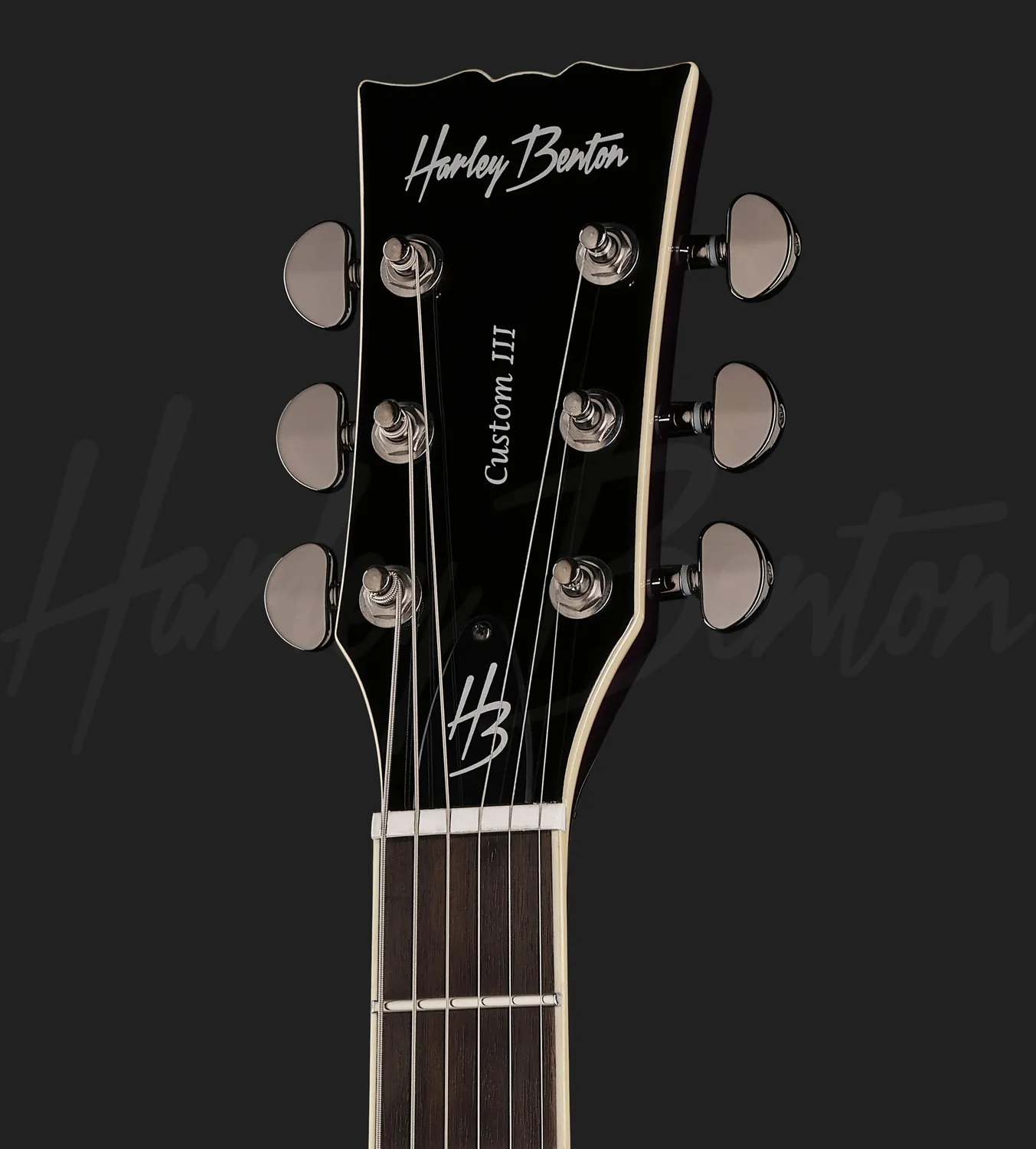 Harley Benton Vintage SC-Custom III E-Gitarre Purple Burst