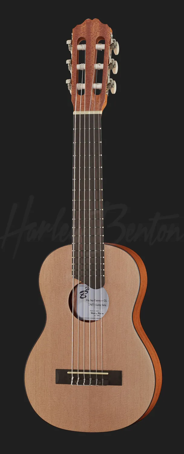 Harley Benton Santos Series GL-2NT Guitalele Natur Nylon Reise