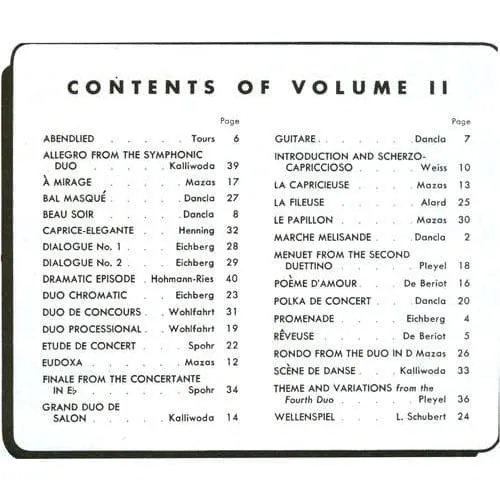 Rubank Whistler Selected Duets Vol.2 Violine Duo Noten