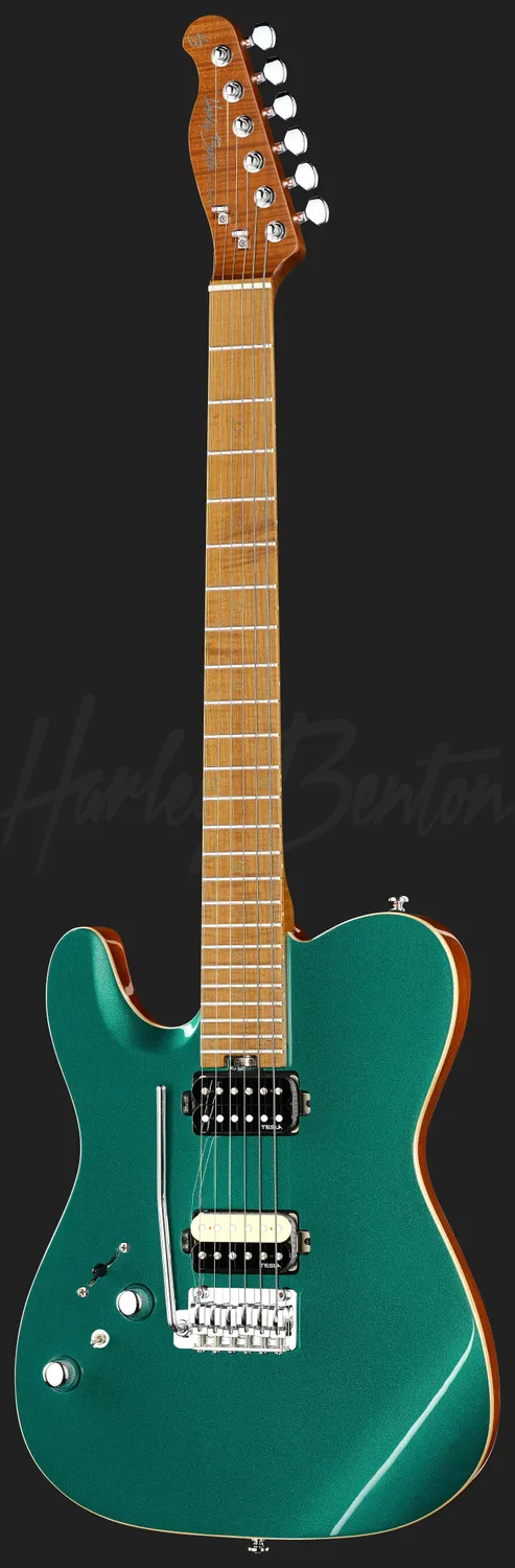 Harley Benton Progressive Fusion-T II HH LH MN OTC E-Gitarre links