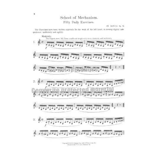 Shar Music Dancla School of Mechanism op. 74 Geige Noten
