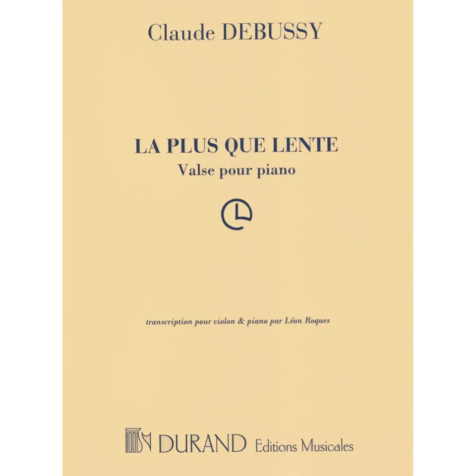Shar Music Debussy La Plus Que Lente Noten Geige