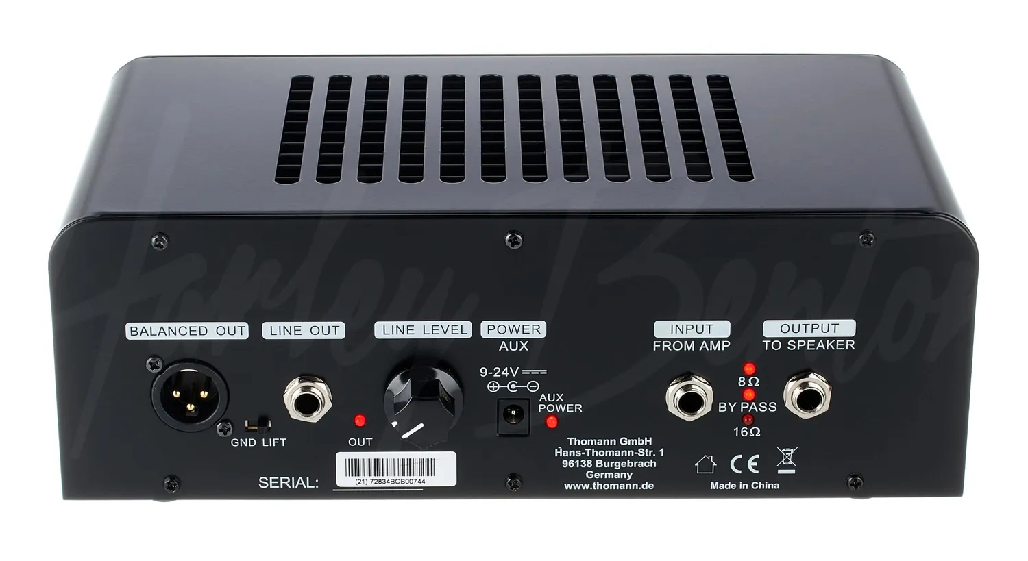 Harley Benton Standard Series PA-250 Power Attenuator Röhren-Sound