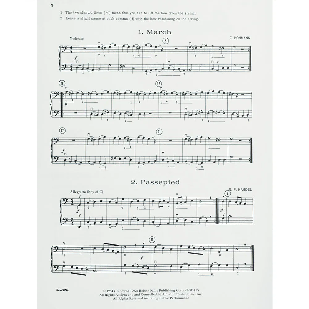 Applebaum Duets for Strings Book II Noten Kontrabass