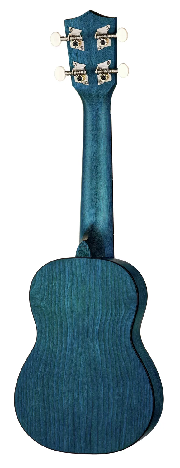 Harley Benton Standard UK-12 Stain Ash Blue Sopran-Ukulele