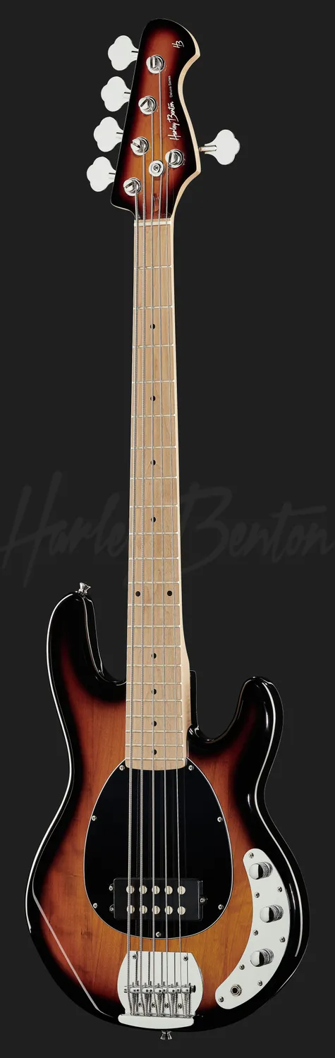 Harley Benton MB-5SB 5-Saiter E-Bass Sunburst