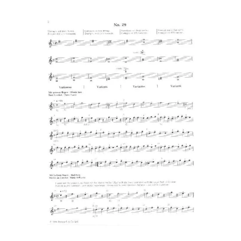 Bosworth Sevcik Opus 2 Teil 3 Violinschule Violine