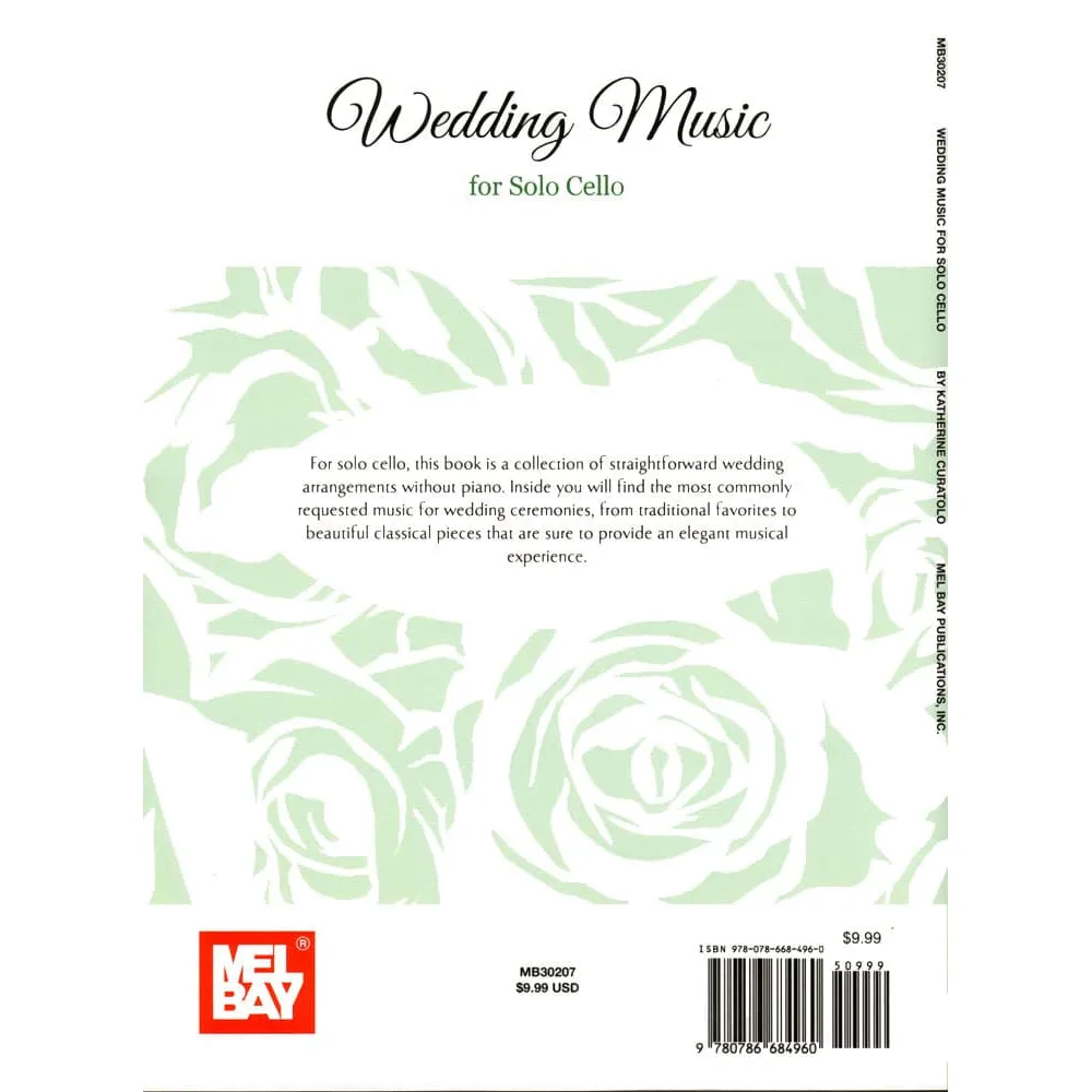 Mel Bay Curatolo Wedding Music Cellonoten Solo Hochzeit