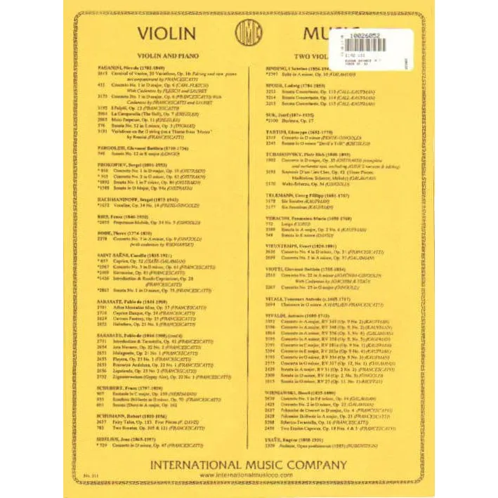 Dvorak Romance f-moll Op.11 Violinnoten Gingold